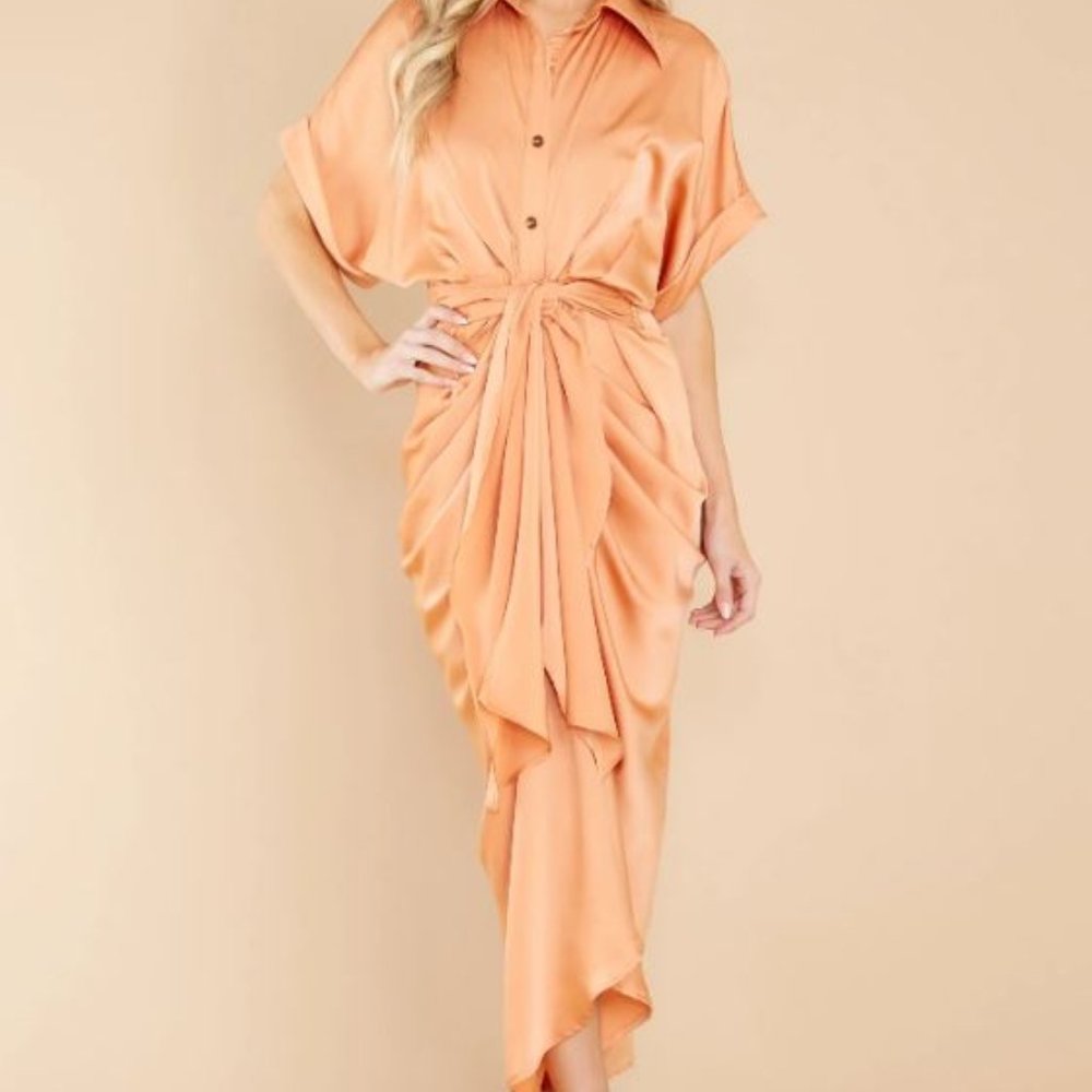 Red Dress Boutique Apricot Maxi Dress
